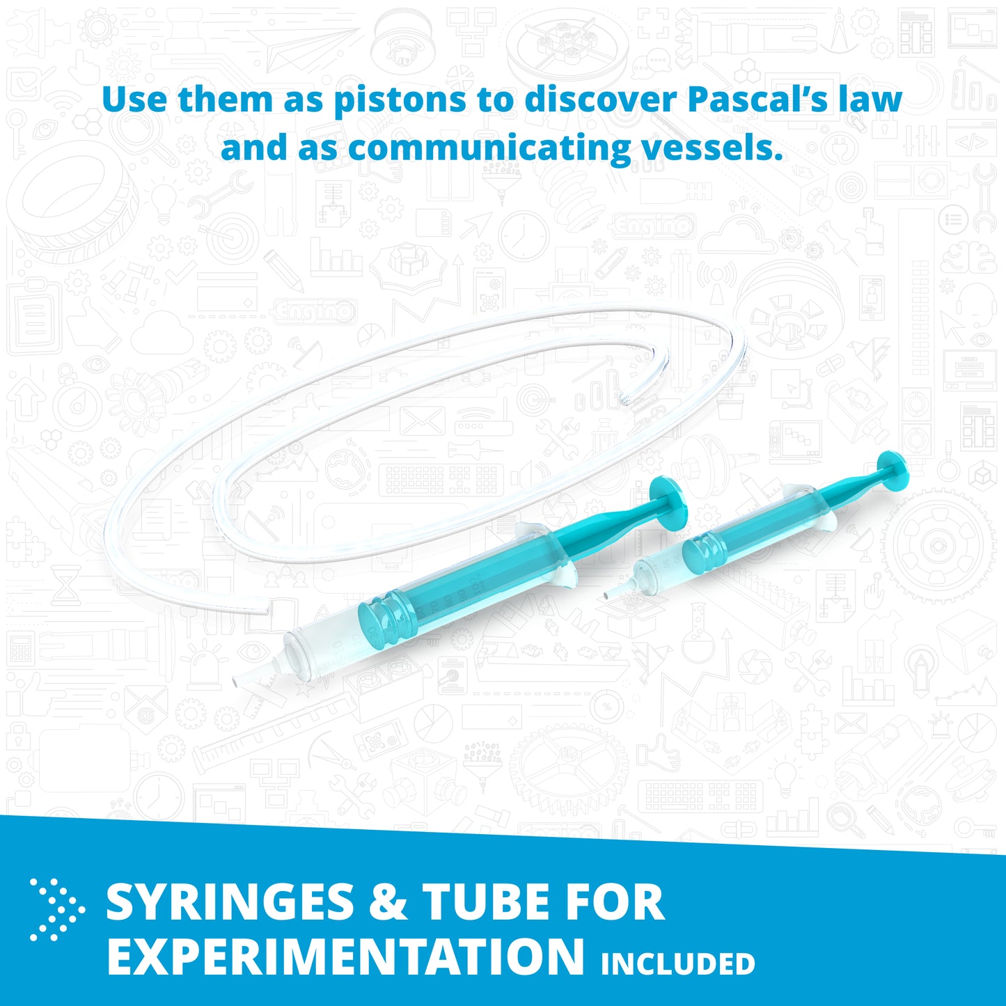 Engino Discovering STEM – Fluid Dynamics, Building Set for Kids Ages 9–12+ (6 Models to Build)