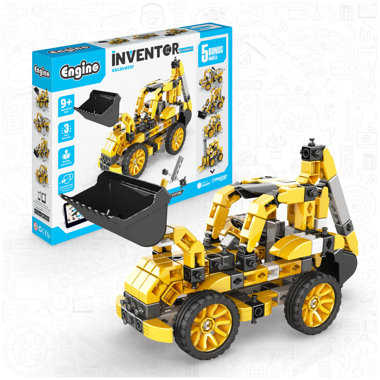 "excavator" with 5 bonus models