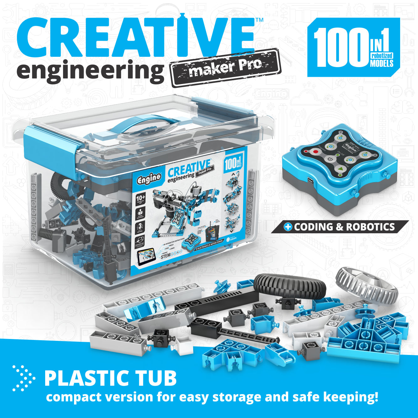 Creative Engineering: Maker Pro Robotized 100 Models Set