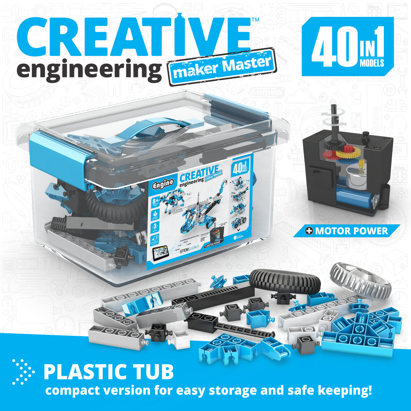 Maker Master 40 Motorized Models Set