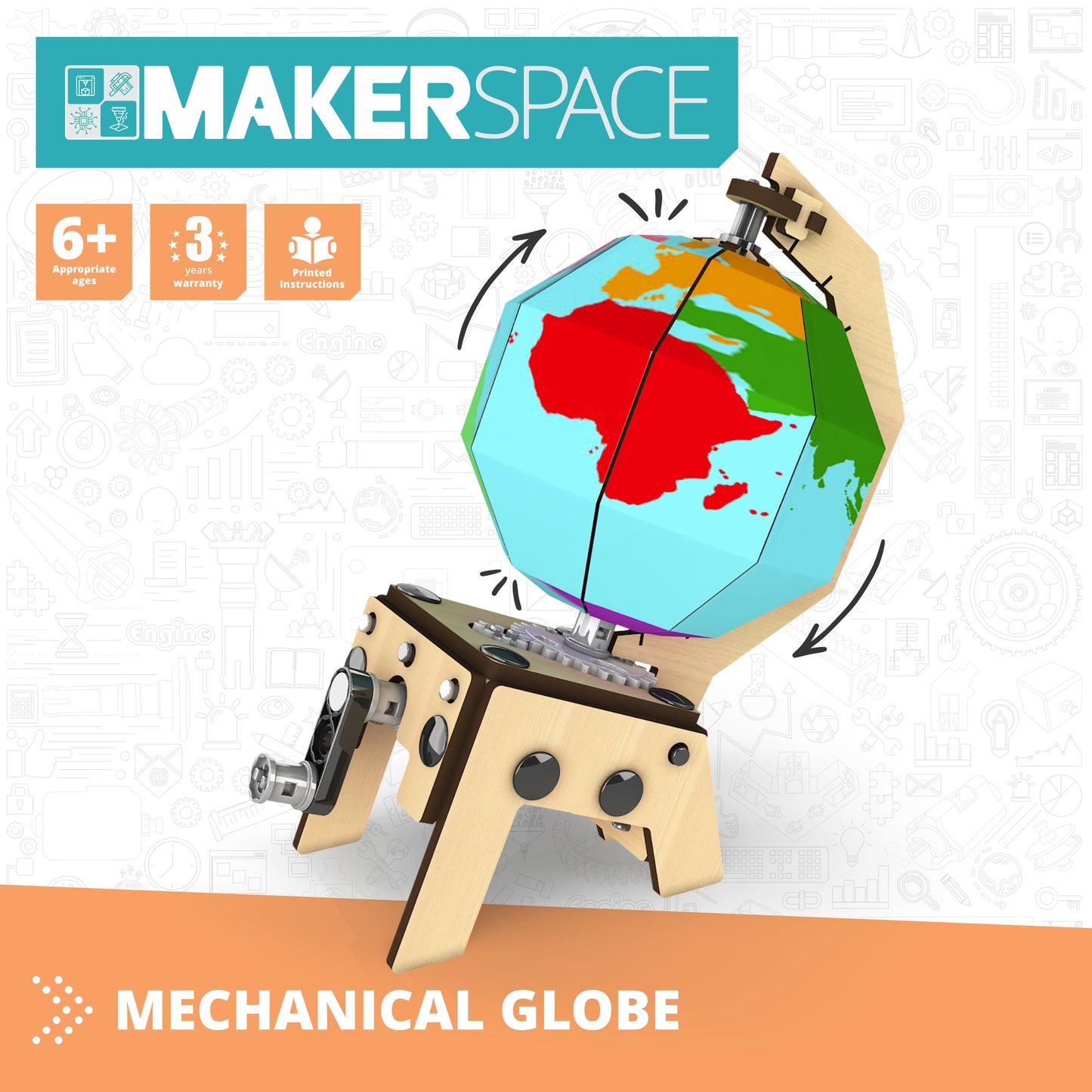 MAKERSPACE DIY: Mechanical Globe