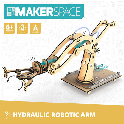 MAKERSPACE DIY: Hydraulic Robotic Arm