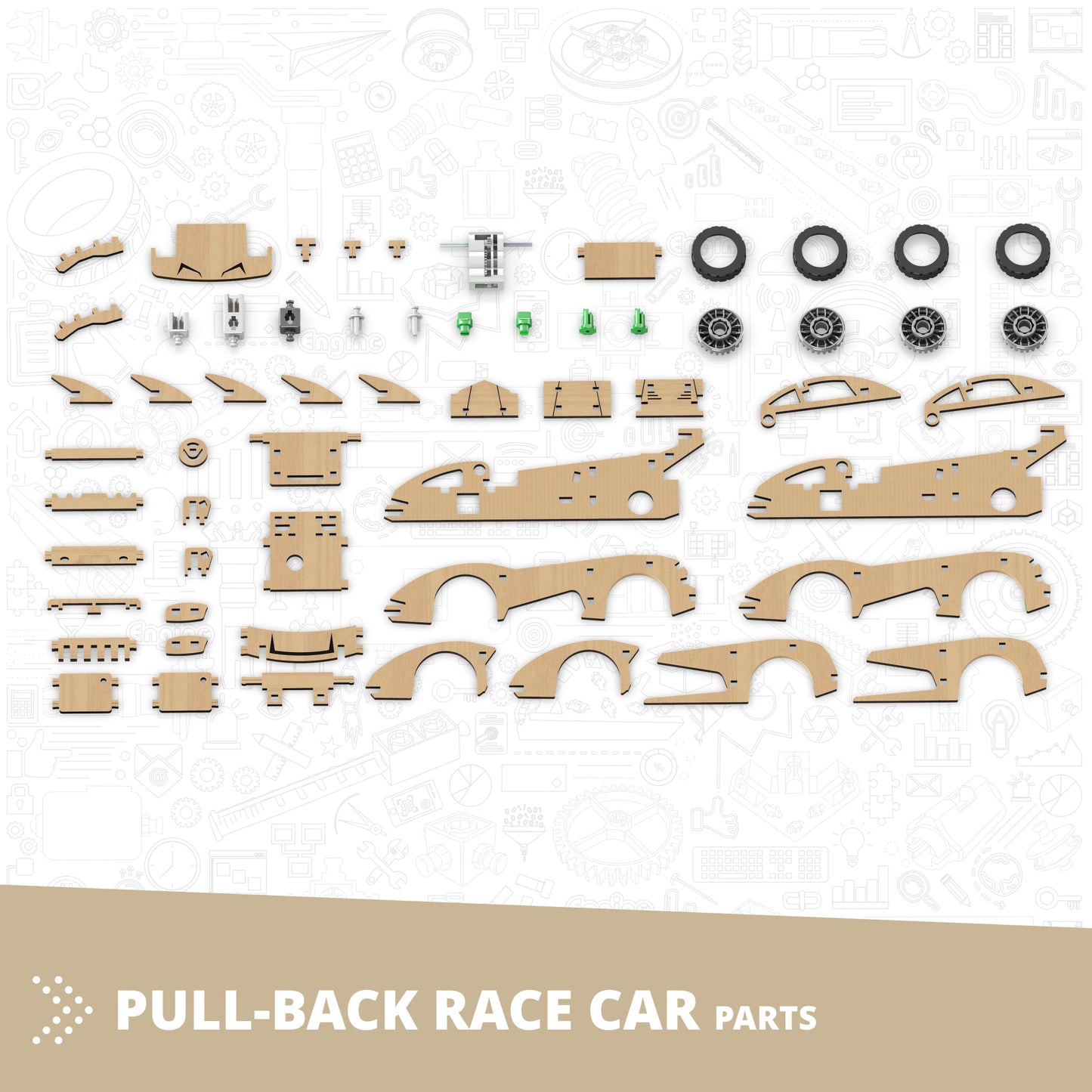 MAKERSPACE DIY: Pull-back race car