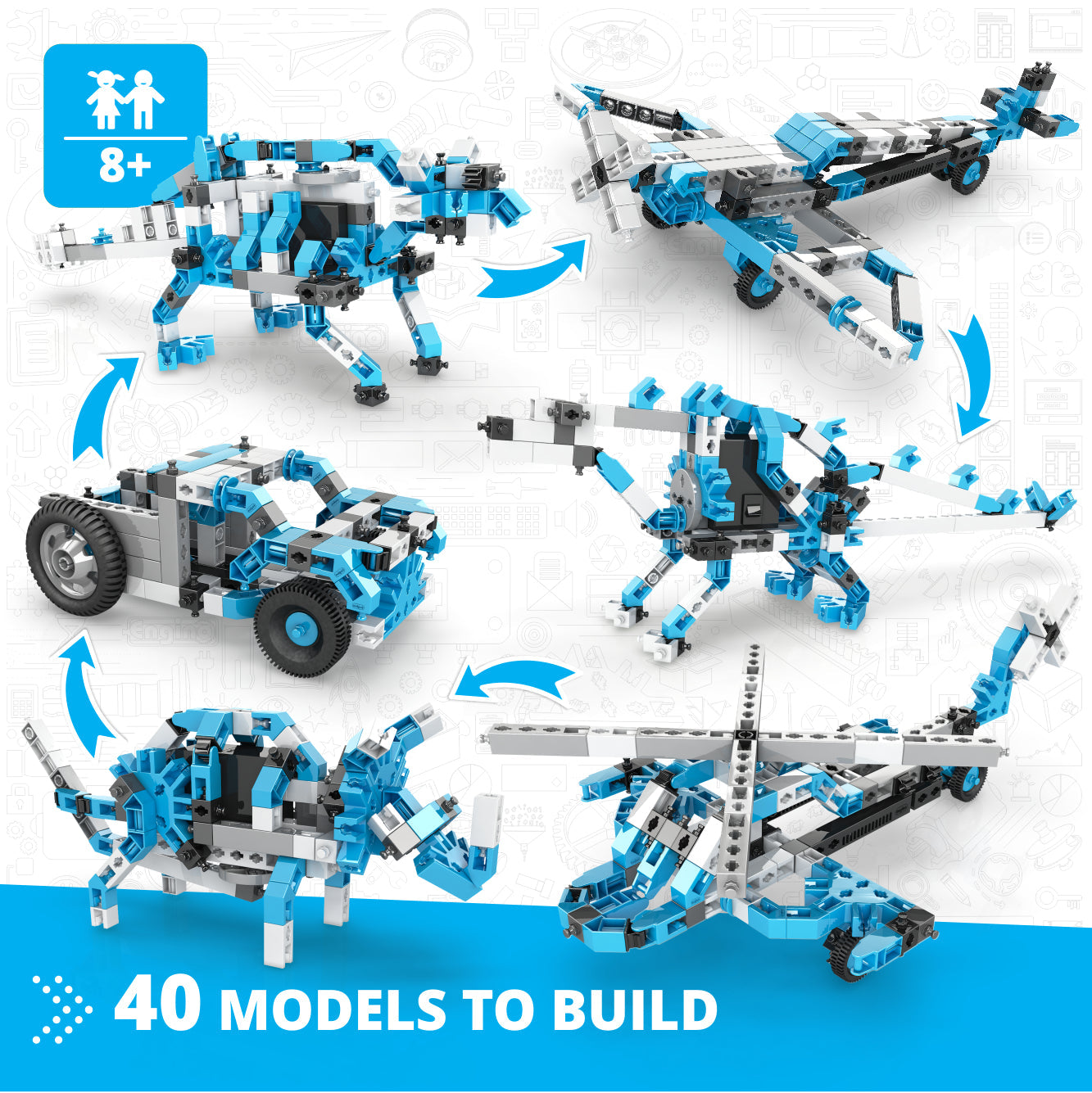 Maker Master 40 Motorized Models Set