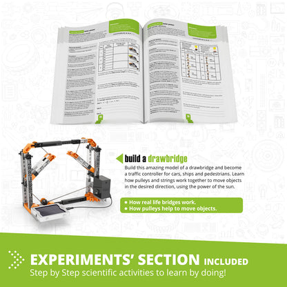 Engino Discovering STEM Solar Power: Educational Engineering Toys for Kids Ages 9+ (16 Models to Build)
