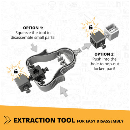 Engino Creative Builder Wheeled Loader Machinery Set: Educational Engineering Toys for Kids Ages 6+ (3 Models to Build)