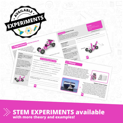 Engino Creative Engineering Maker Girl Set – Engineering Toys for Girls Ages 7+ (20 Models to Build)