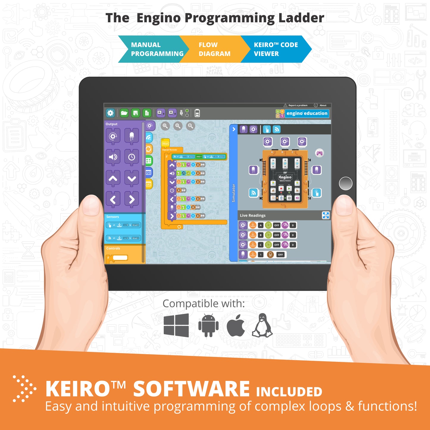 STEM &amp; Robotics Pro με επαναφορτιζόμενη μπαταρία