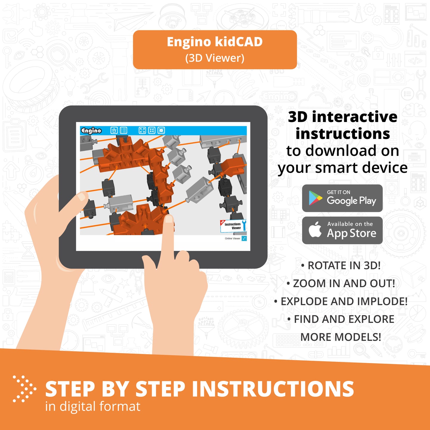 STEM &amp; Robotics Pro με επαναφορτιζόμενη μπαταρία