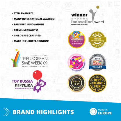 Engino Discovering STEM – Fluid Dynamics, Building Set for Kids Ages 9–12+ (6 Models to Build)