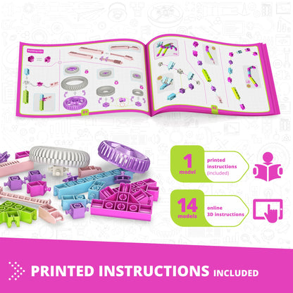 Engino Creative Builder: 15 Models Designer Set- STEM Building Toys for Kids Ages 6+ (15 Models to Build)
