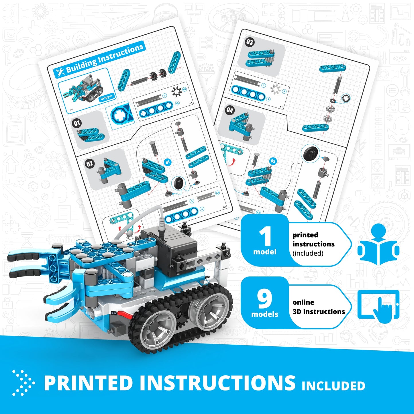 INVENTOR: GinoBot with 10 bonus models Robotized Set