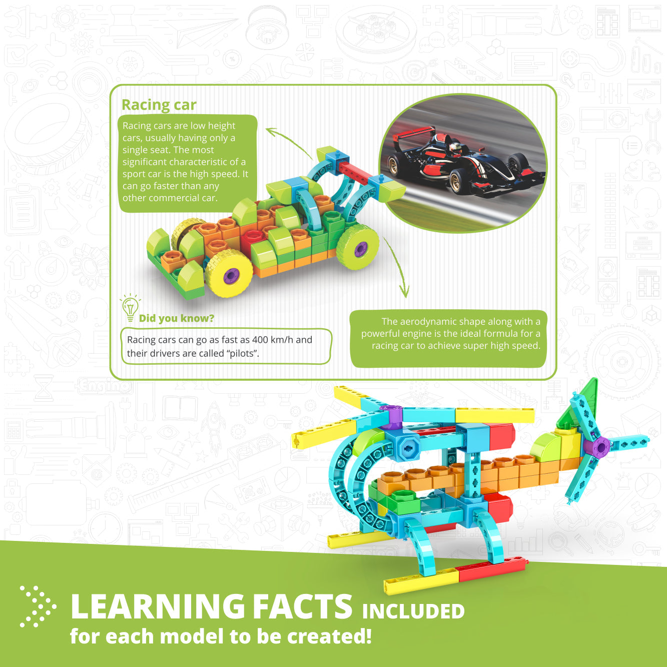 Qboidz: Racing Car with 10 bonus models