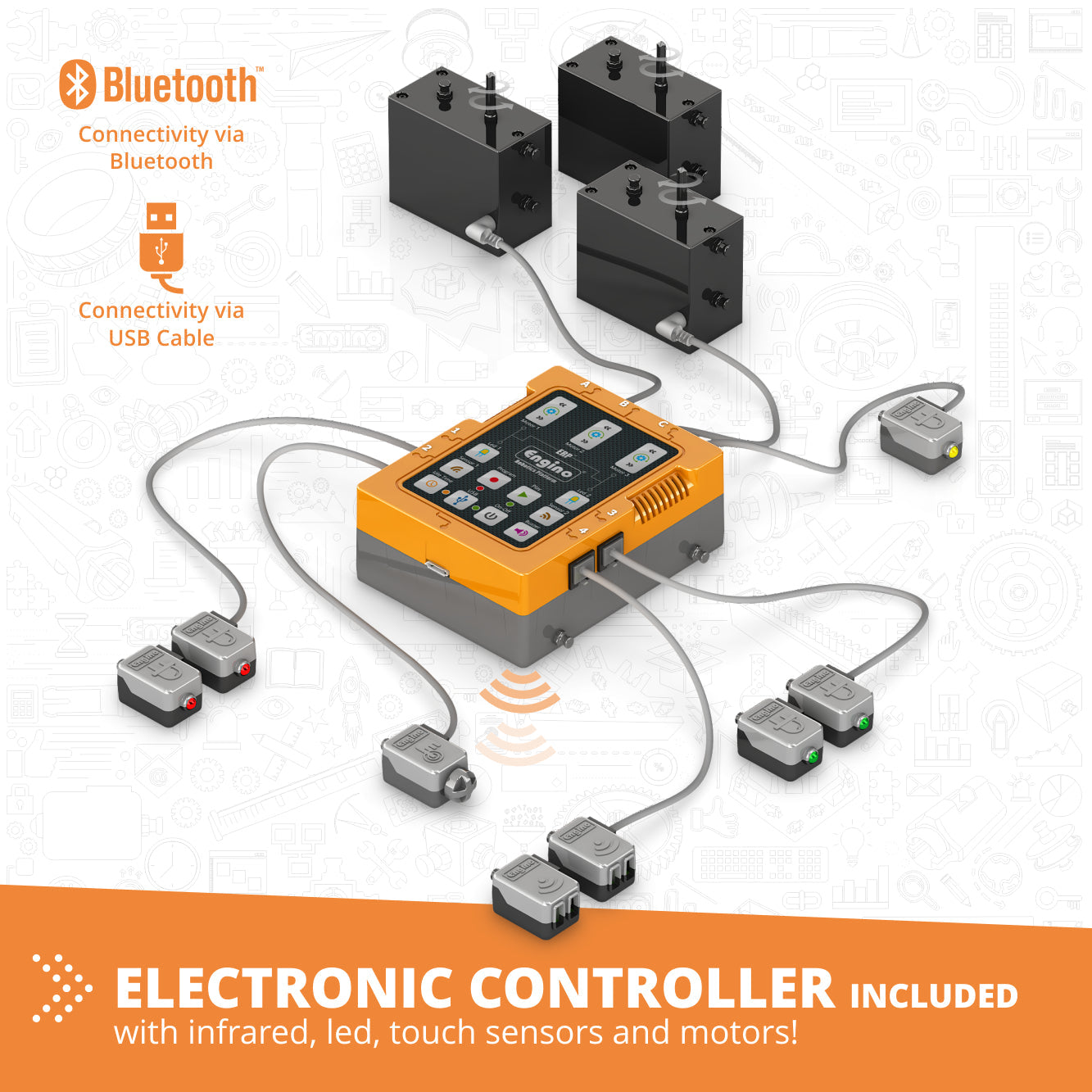 STEM & Robotics Pro with rechargeable battery